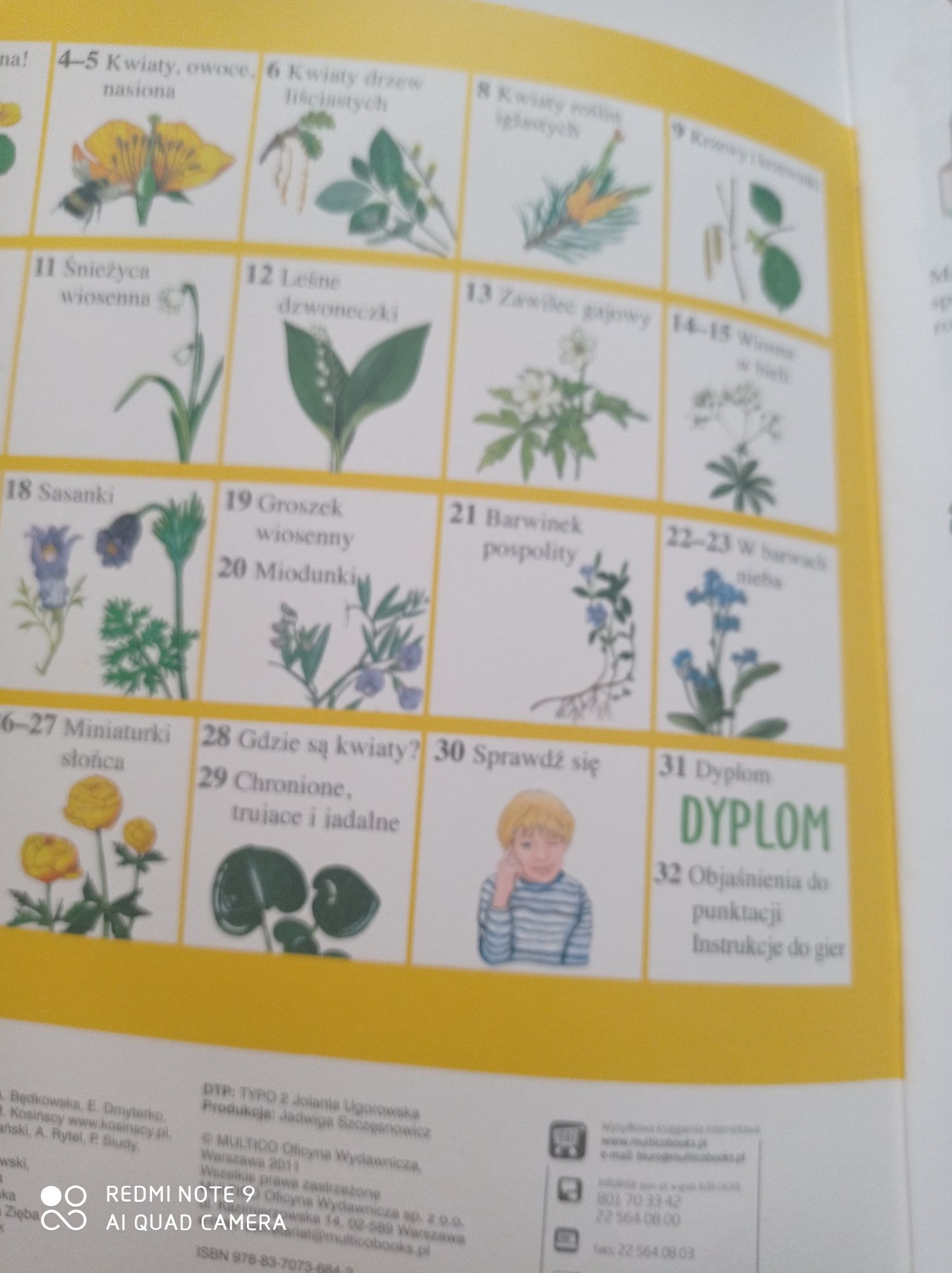 Edukacja i zabawa młody obserwator przyrody co wiosną kwitnie w lesie