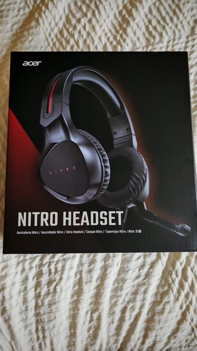 Headset Auscultadores gamer Acer Nitro NHW820 NOVO SELADO