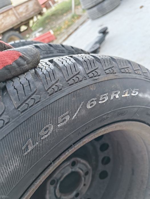 Felgi stalowe oryginalne GM - Opel 15" 5x110 z oponami starymi...