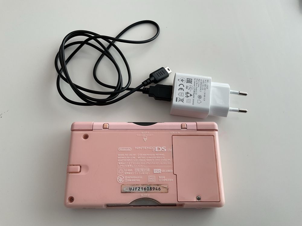 Nintendo DS lite różowe i 30 gier