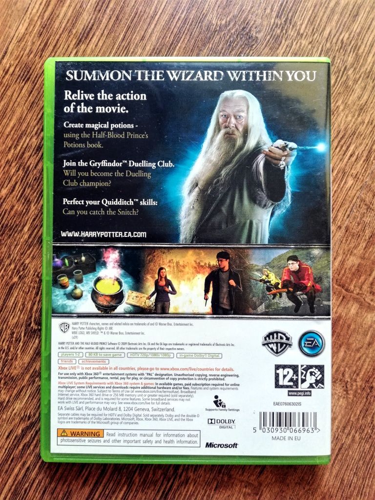 Gra Harry Potter i Książę Półkrwi XboX 360