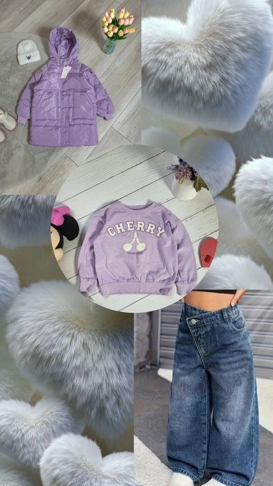 Осінній,зимовий одяг для дівчаток на ріст 122-128