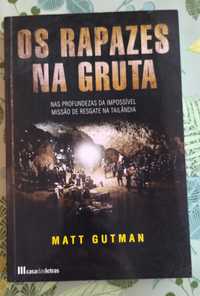 Livro "Os Rapazes da Gruta" Matt Gutman - NOVO