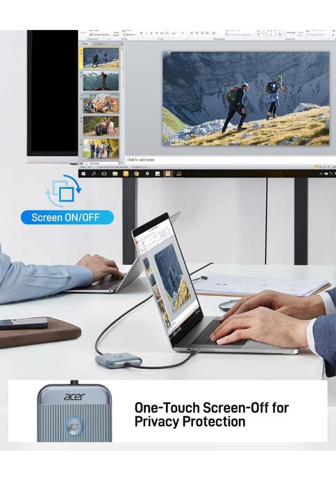 Acer з адаптером 3-в-1 USB-C на HDMI, 4K-60Hz