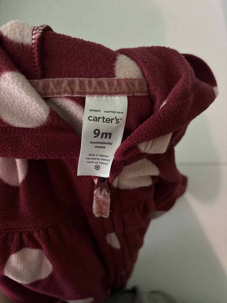 флісовий чоловічок для дівчинки carter’s