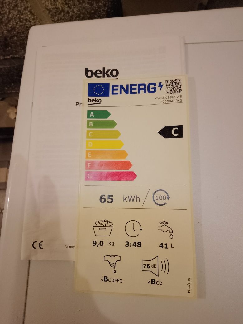Pralka Beko z funkcją pary