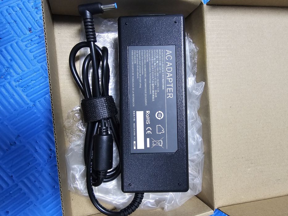 Carregador para PC HP (ponta azul)