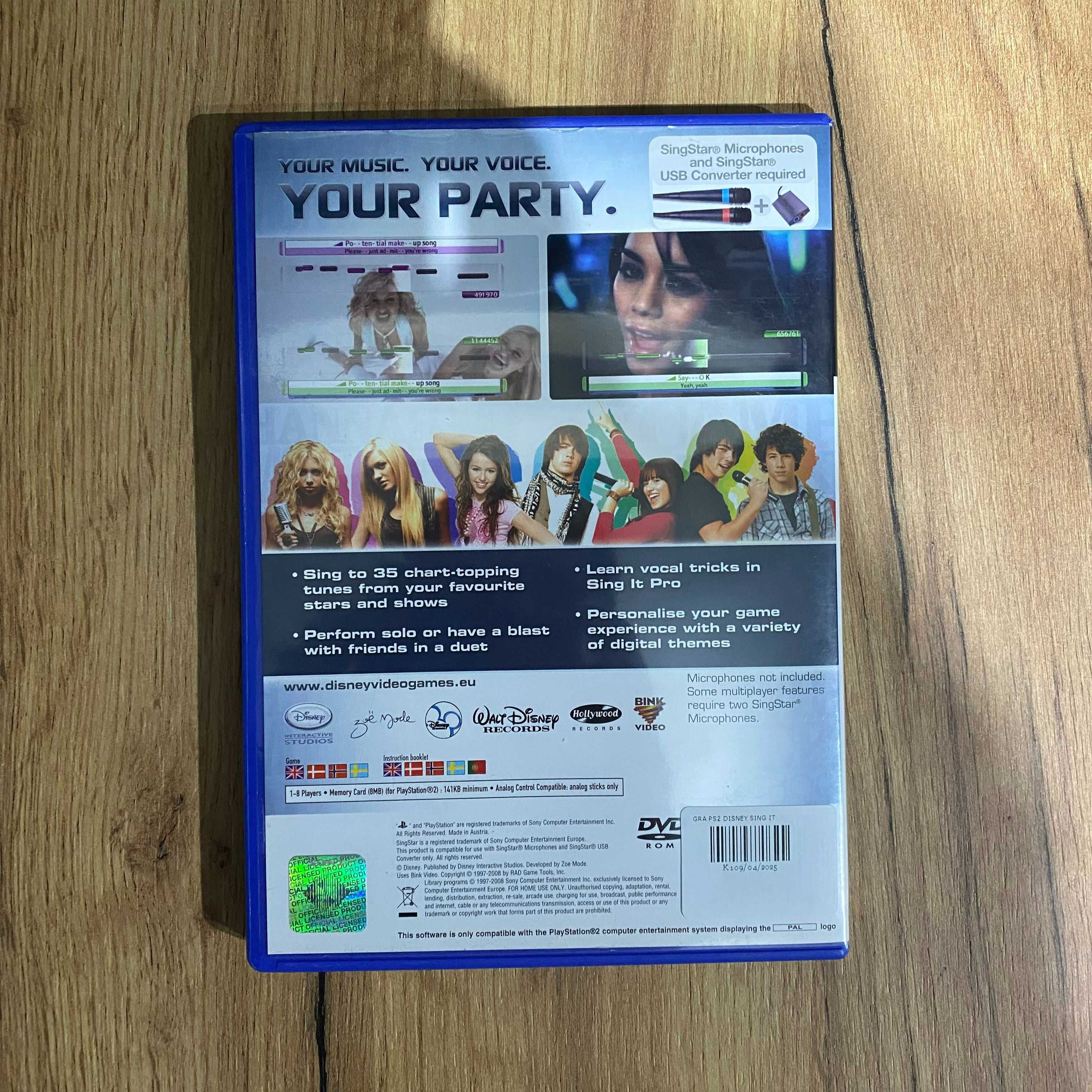 Gra Ps2 Disney Sing It