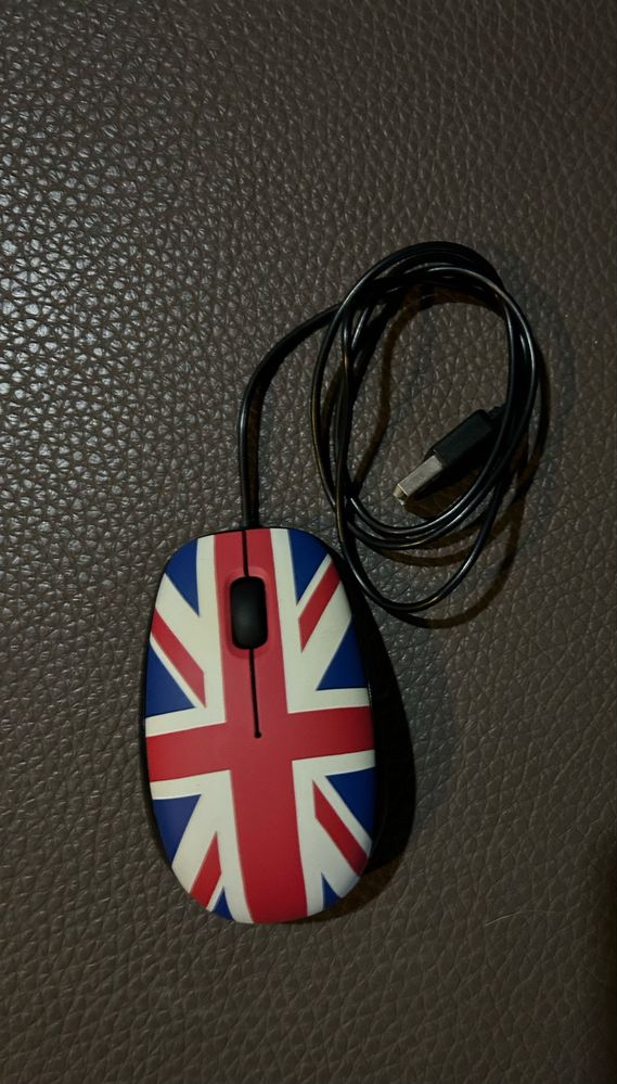 Rato com fios bandeira Reino Unido