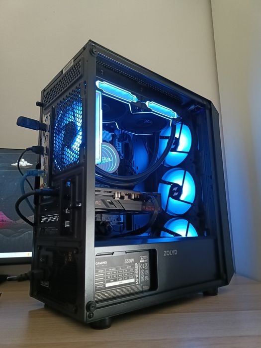 Torre Gaming com Watercooler | AMD RX6600 | Garantia