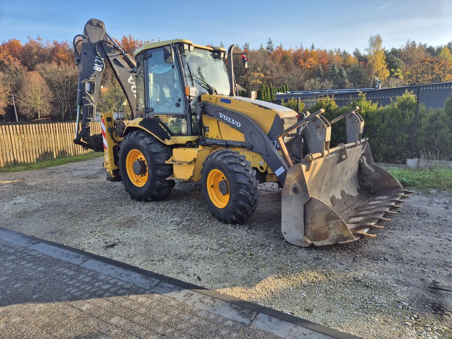 Koparko ładowarka volvo bl71 case cat jcb