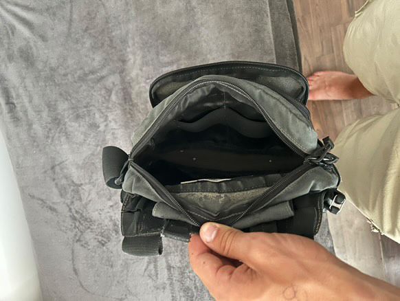 Сумка тактична для прихованого носіння зброї 5.11 2-Banger - сіра