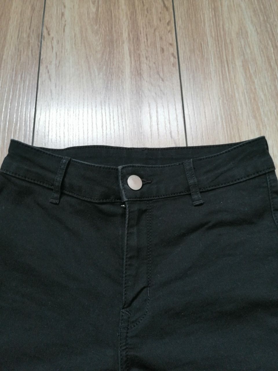 Spodenki czarne jeansowe H&M XS