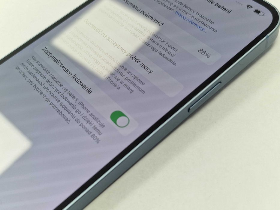 Iphone 14 Plus 128GB/ A2886/ Blue/ BAT 86%/ Grade A + ładowarka