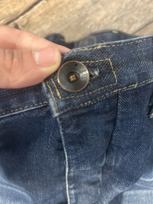 G Star 33 01 Vintage Baggy Jeans / Armani metal logo style rap jeans
