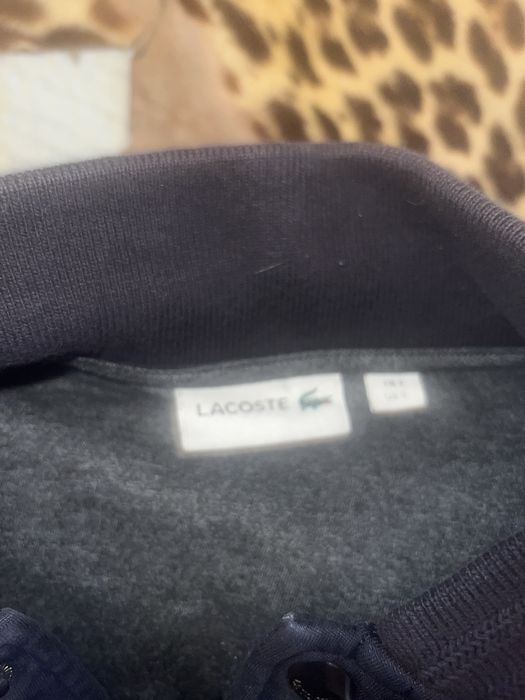 Casaco azul escuro lacoste tamanho S