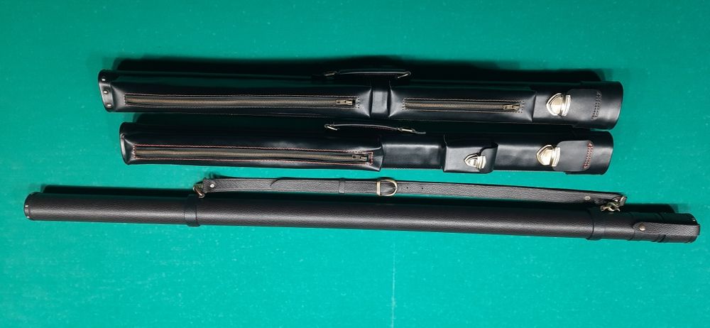 Кожаный тубус для бильярдного кия 1/2 и 3/4