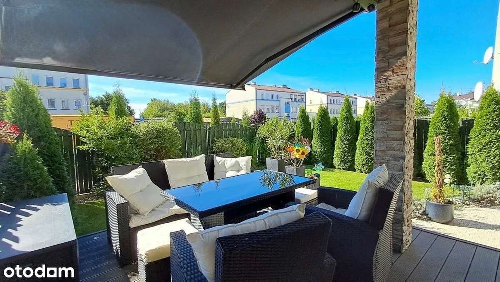 mieszkanie na parterze z garażem i ogródkiem osiedle ,,PRZYLESIE,,