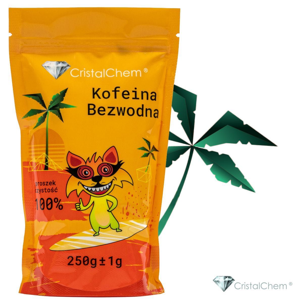 Kofeina Bezwodna 250g # Czystość 100% # PREMIUM # Indyjska # Moc #