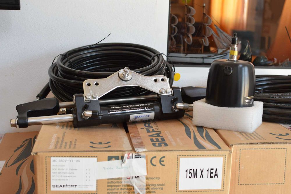 Direção mecânica ou hidraulicas para barcos