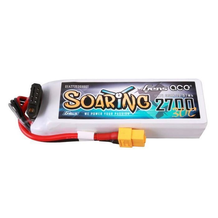 Akumulator Gens Ace G-Tech Soaring 2700Mah 11.1V 30C 3S1P Lipo Battery