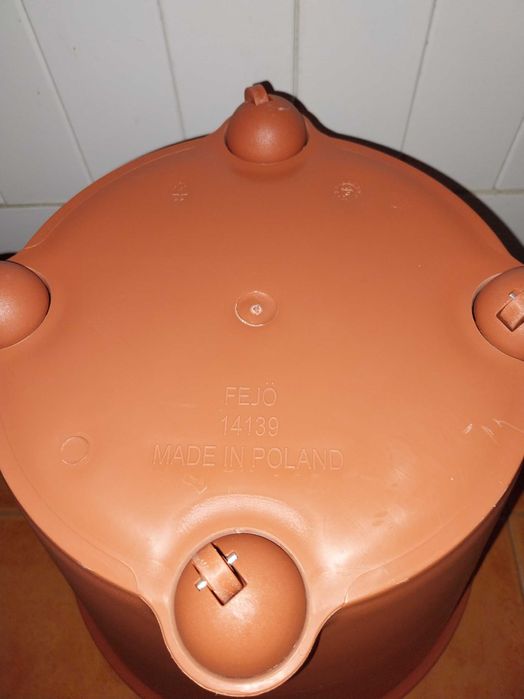 Vaso Grande com Rodas - Novo