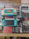 Konsola Nintendo switch lite turkusowy.