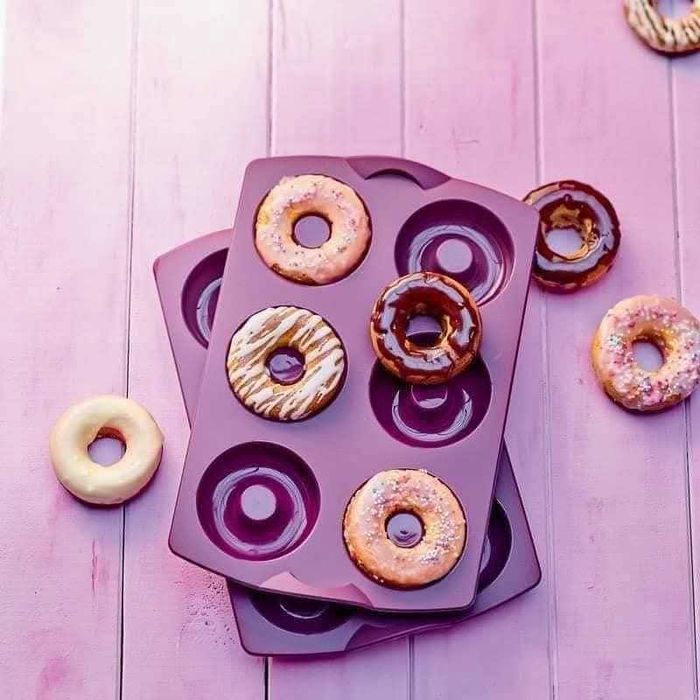 Forma de Silicone Donuts Tupperware Novo
