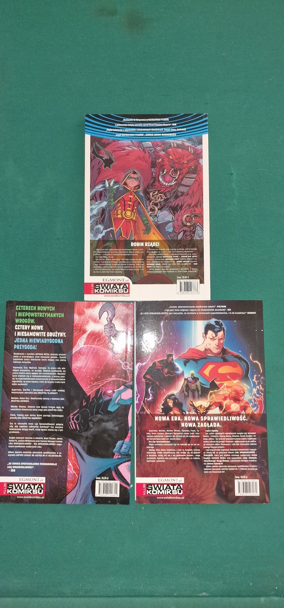 3 komiksy dc comics