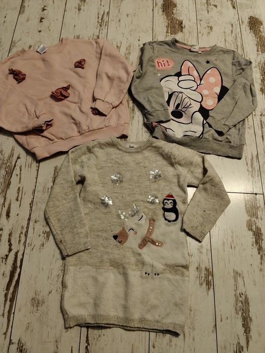 Paka ubrań 104 dziewczynka