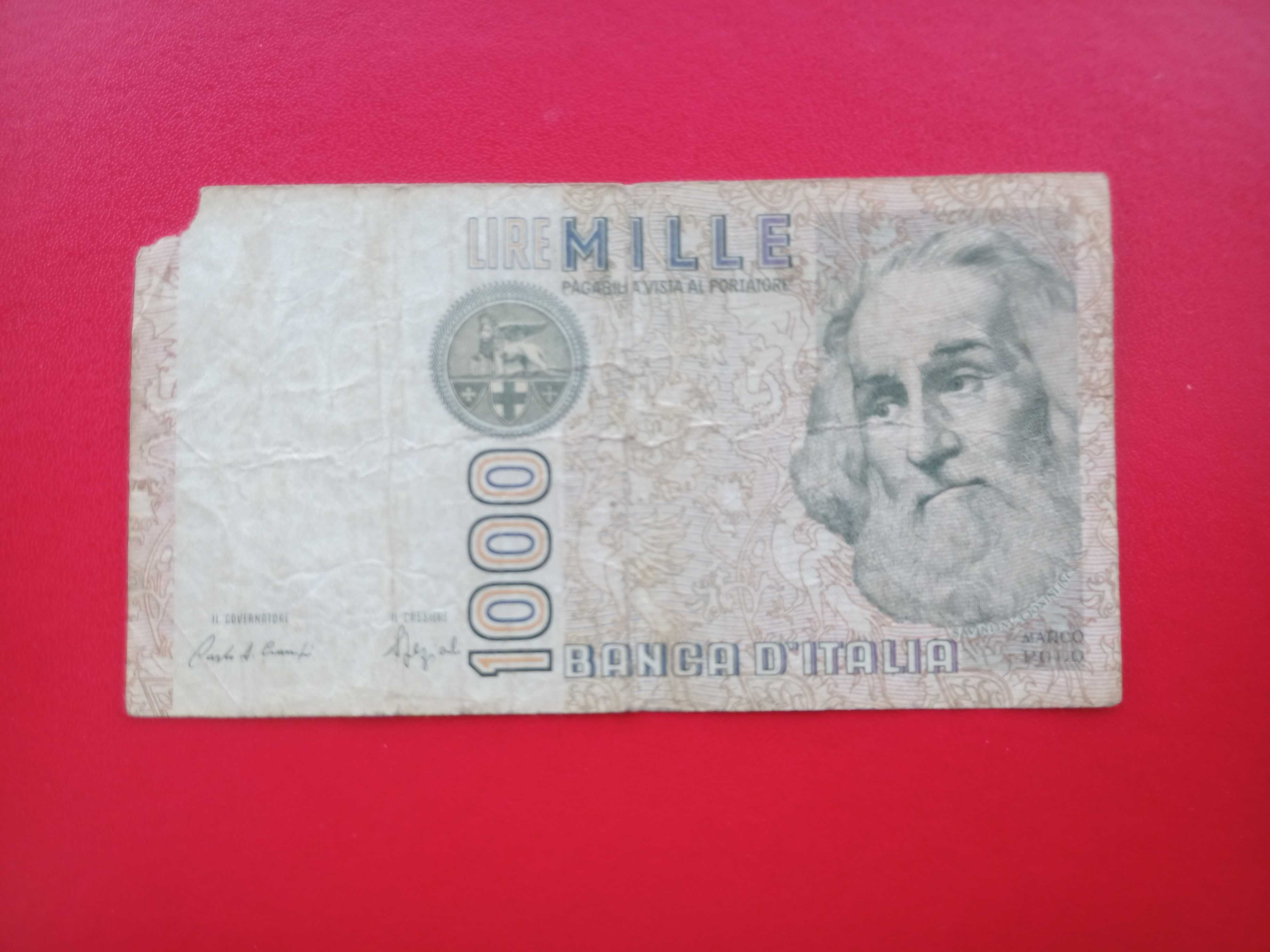 Nota de 1000 Lire de 1982, Marco Polo Itália