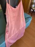 Vestido de cor salmão