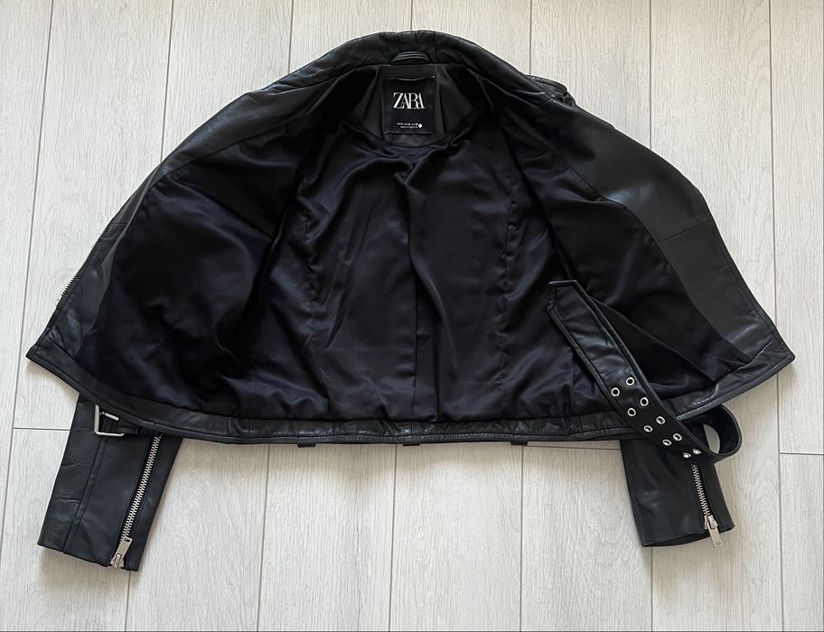 Косуха ZARA натуральная кожа M S XS