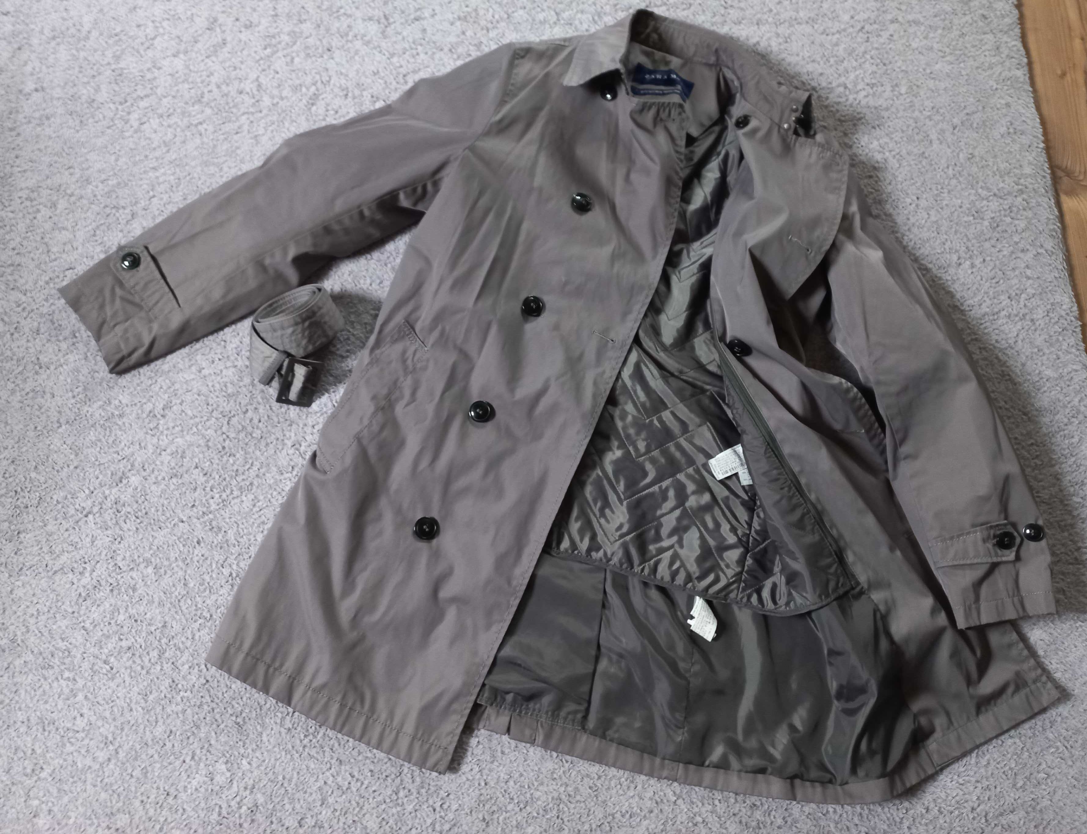 ZARA MEN Kurtka kurteczka + podpinka płaszcz płaszczyk trencz  S / 46