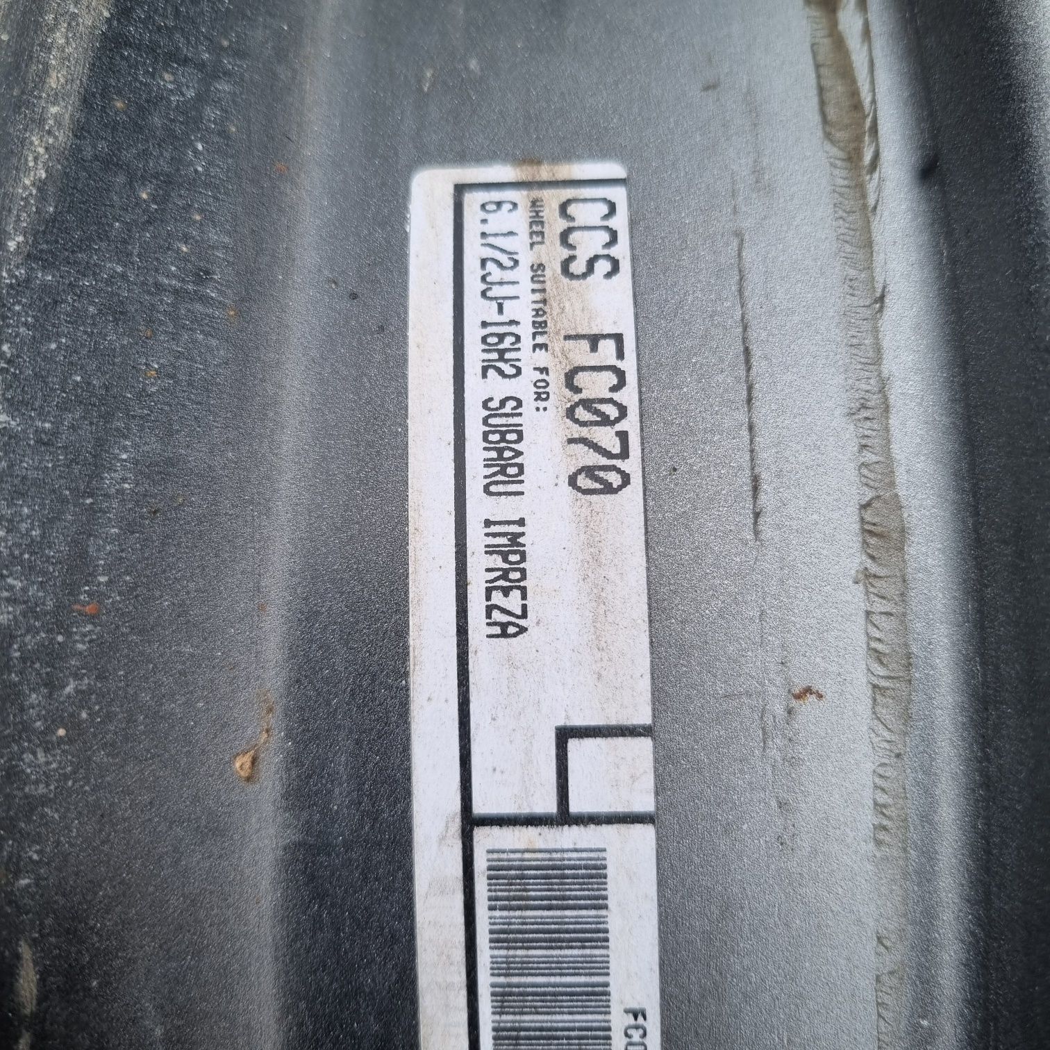 диски 16 5/100 Subaru оригинал
