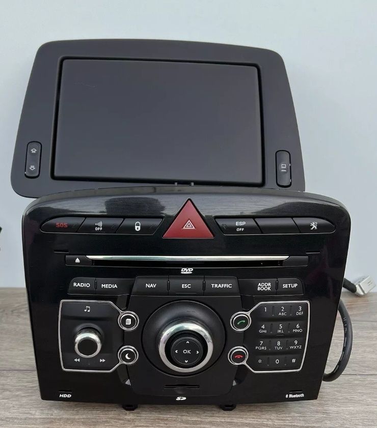 Display radionav Peugeot 308/3008/5008/RCZ, Alfa Romeo Giulietta