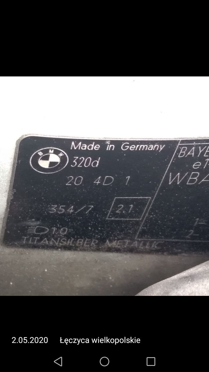 BMW E46 czujnik temperatury zewnętrznej /termometr /E39 E46 E60 E90...