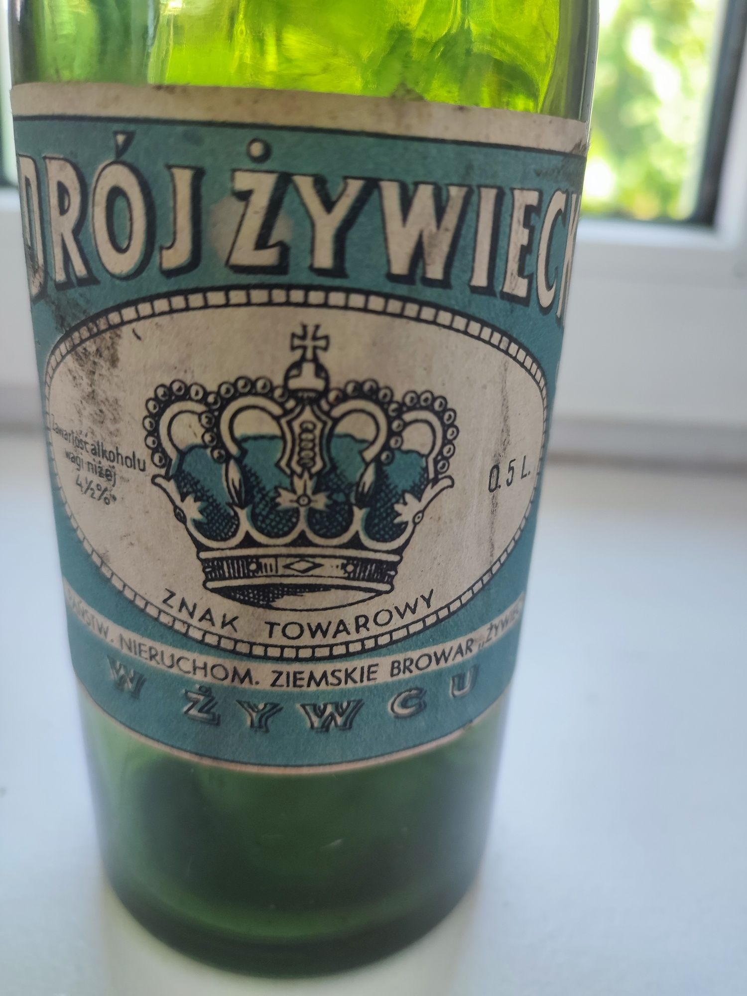 Stara butelka Żywiec Zdrój