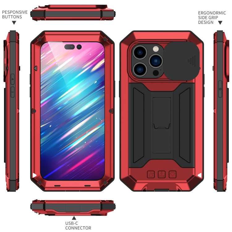 R-JUST Pancerne Etui Antywstrząsowe do iPhone 14 Pro Max