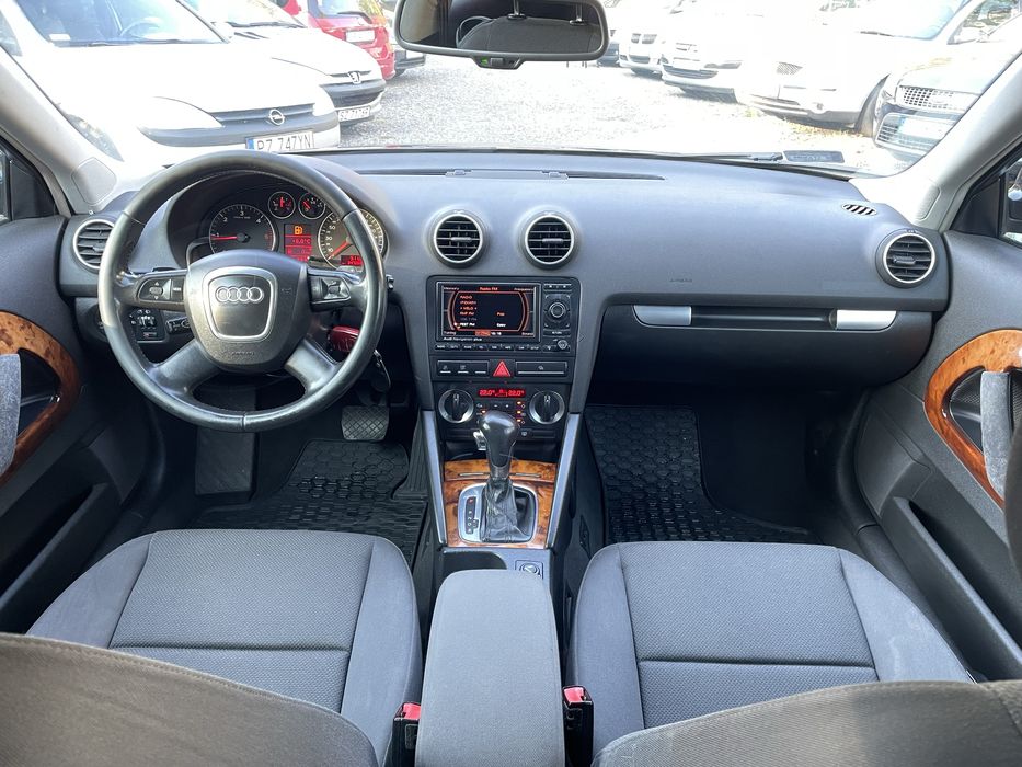 Audi A3 8P 2.0 TDI/170km*Automat*Łopatki*Zdrowa*Tempomat*Navi*Alufelgi
