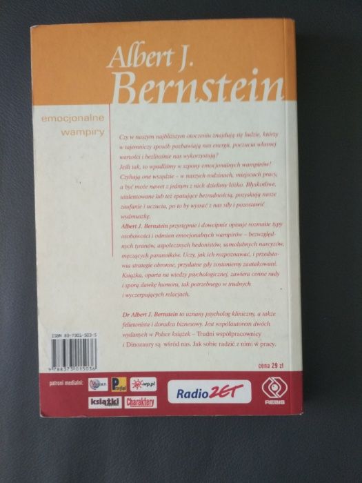 Emocjonalne wampiry - Albert Bernstein