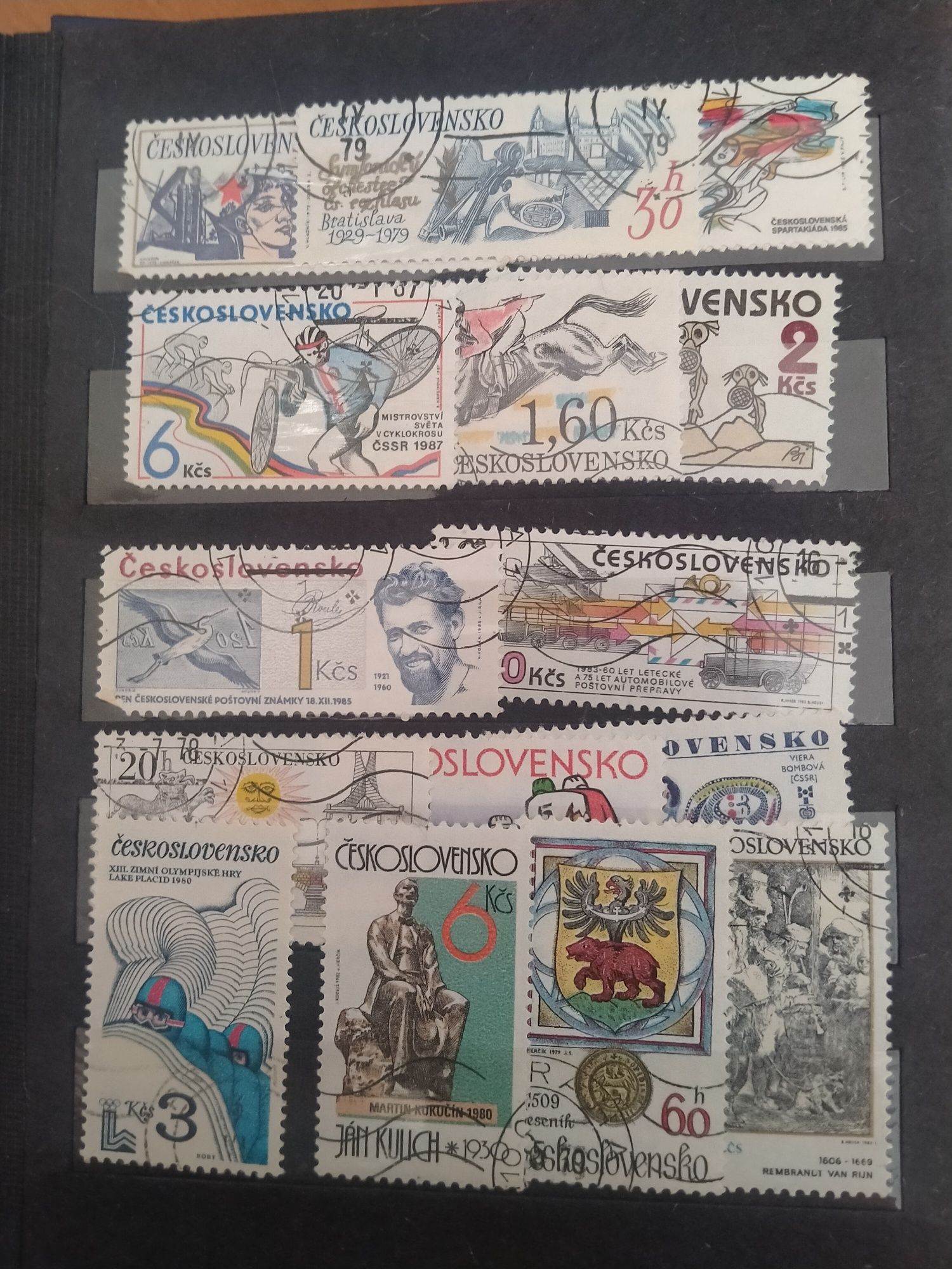 Znaczki pocztowe Czechosłowacji