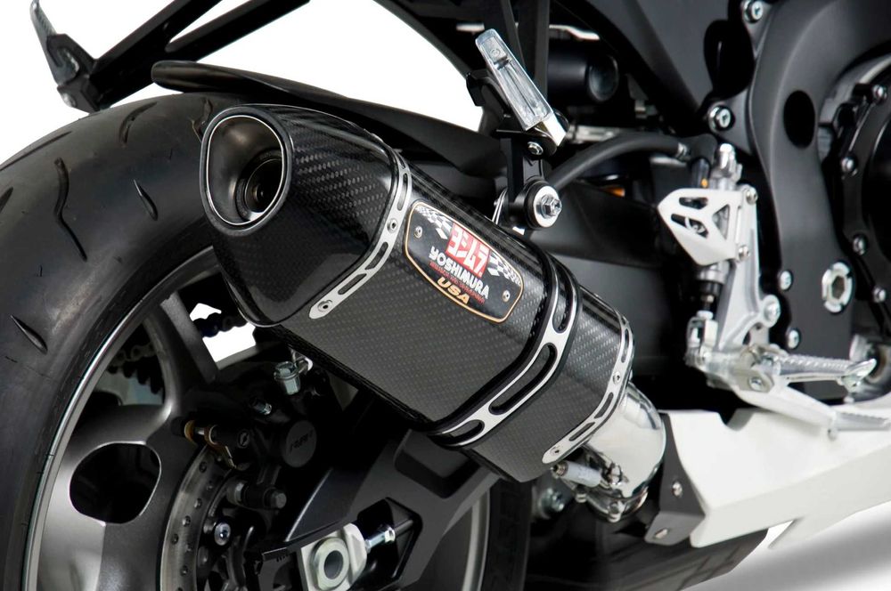 Карбоновый выхлоп труба, глушитель Yoshimura R-77 Suzuki GSX-R 600 750