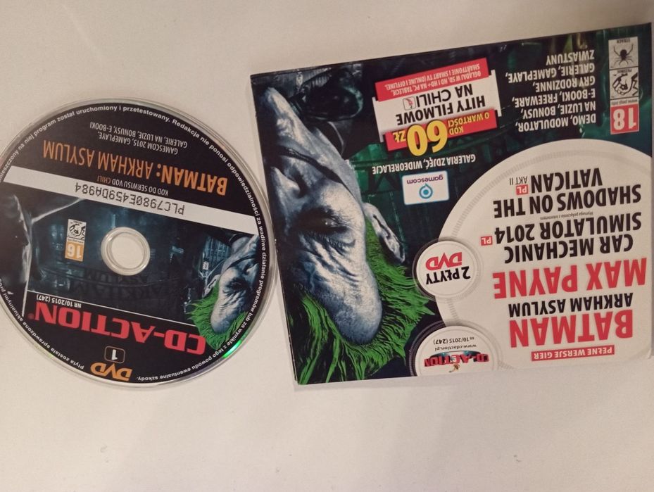 Batman Arkham Asylum CD action Pc