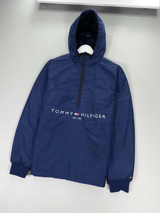 Мужская куртка анорак Tommy Hilfiger big logo чоловічий анорак