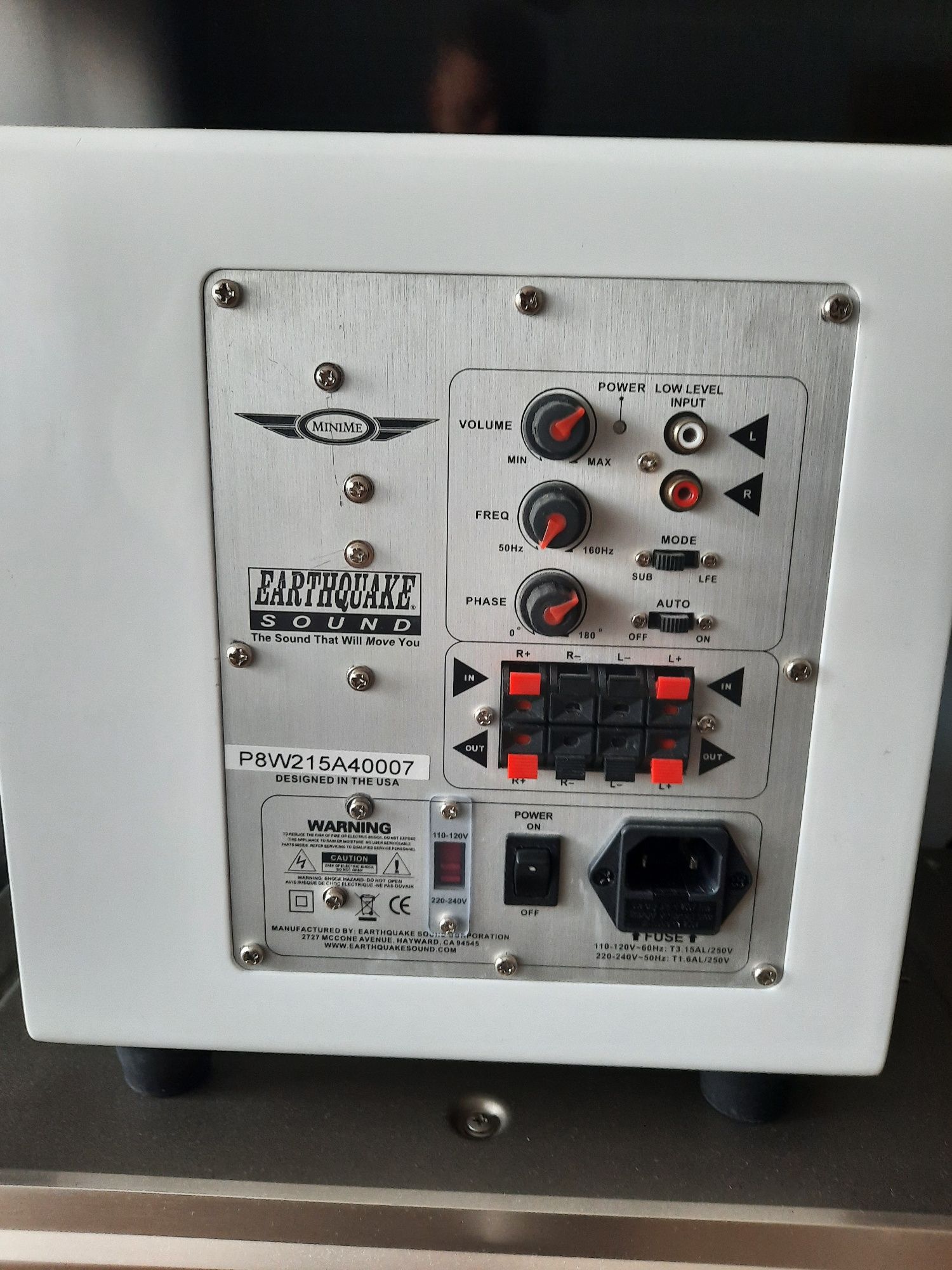 Subwoofer Earthquake MiniMe (Rel,Velodyne,SVS)