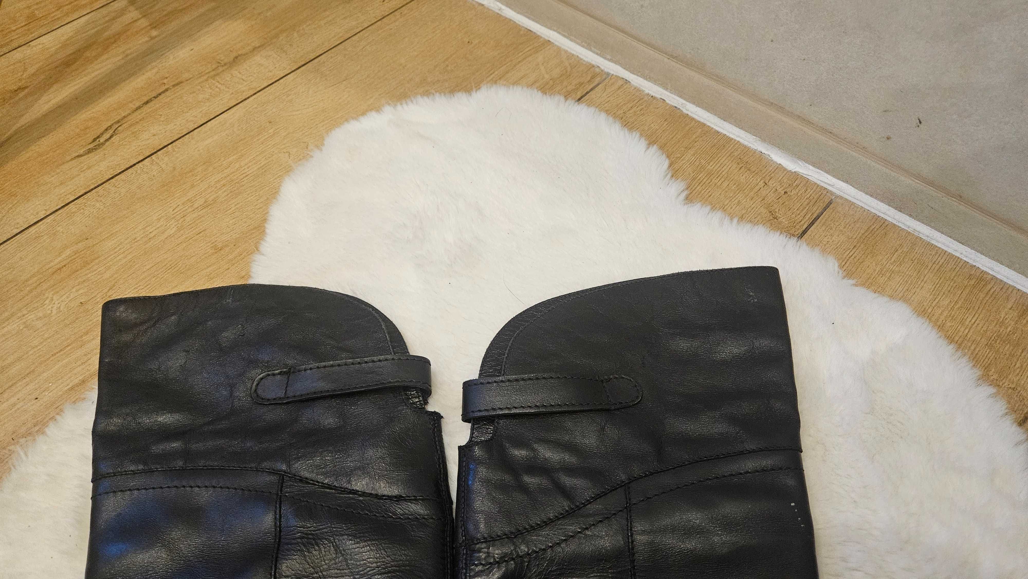 Kozaki lasocki dlugie 36 czarne damskie