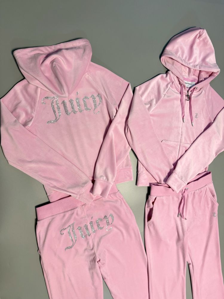 Велюровий костюм Juicy Couture оригінал рожевий розмір XS, S, М