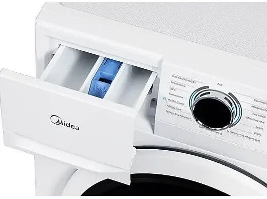 Пральна машина Midea 10 кг, інвертор, сушіння парою, 15 програм клас A