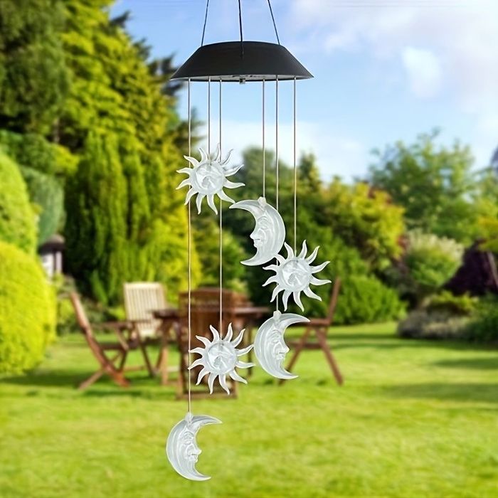 Lampka solarna kolorowa ksiezyc gwiazdki